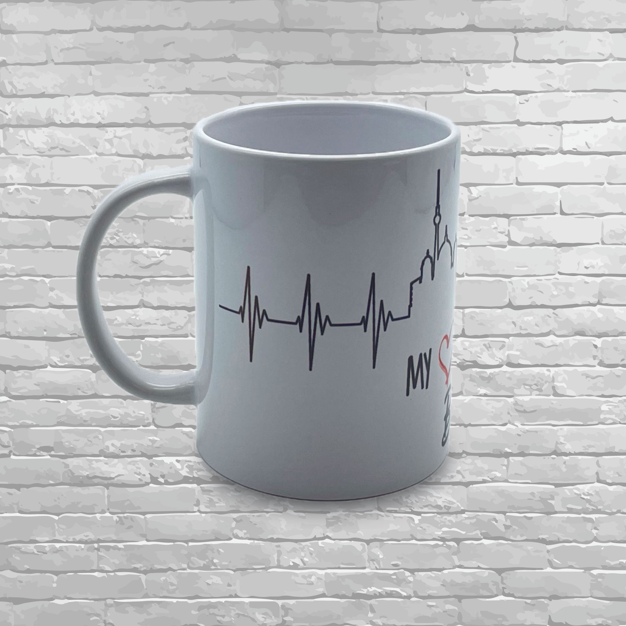 My Heart Beats For... City Mug 15 oz