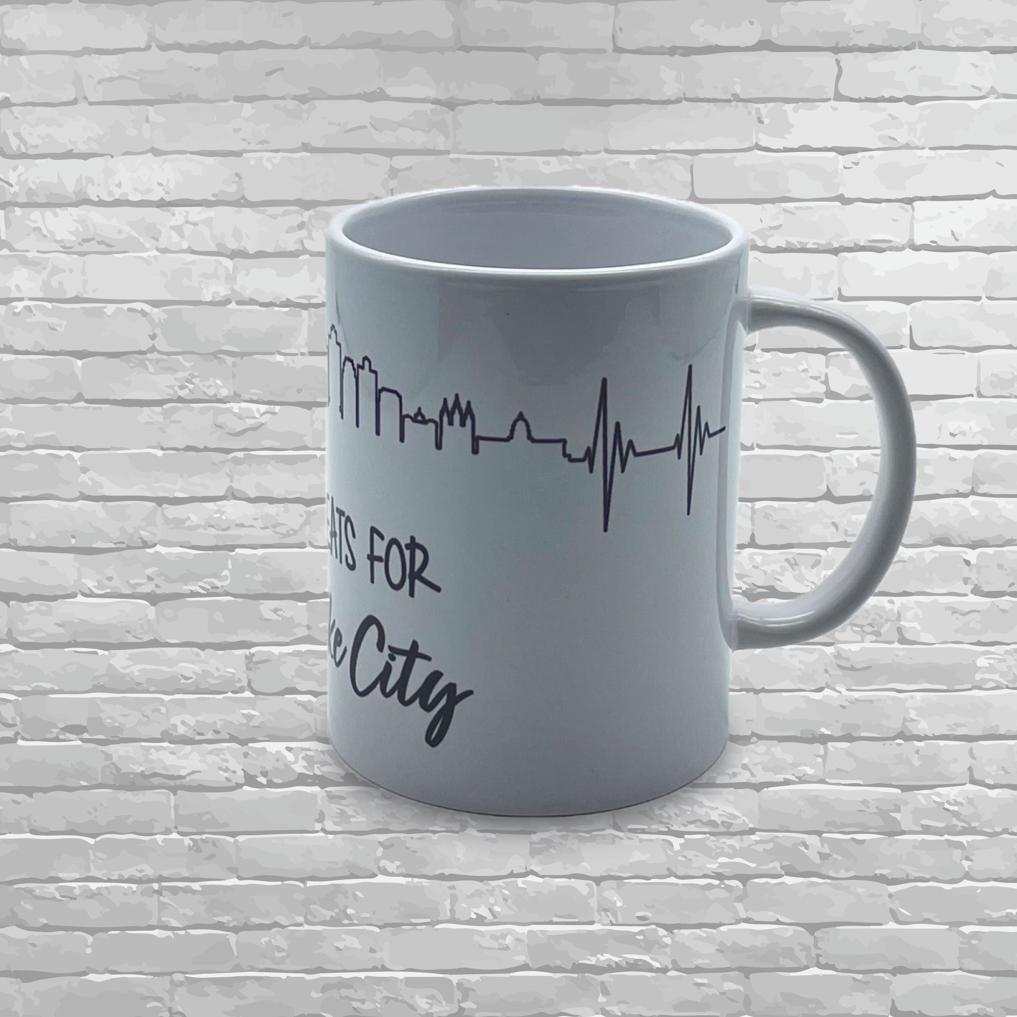 My Heart Beats For... City Mug 15 oz