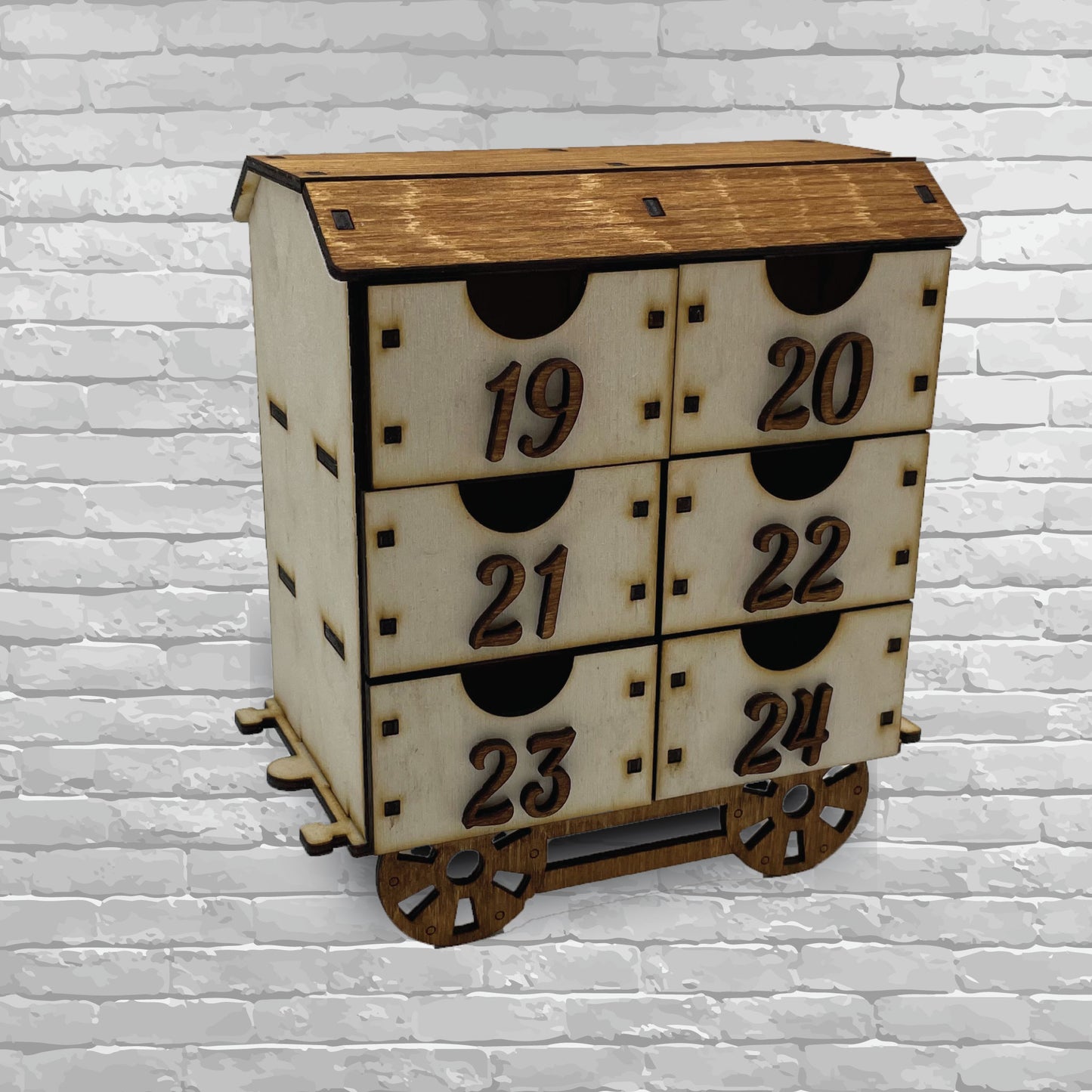 Train with Cars Advent Calendar