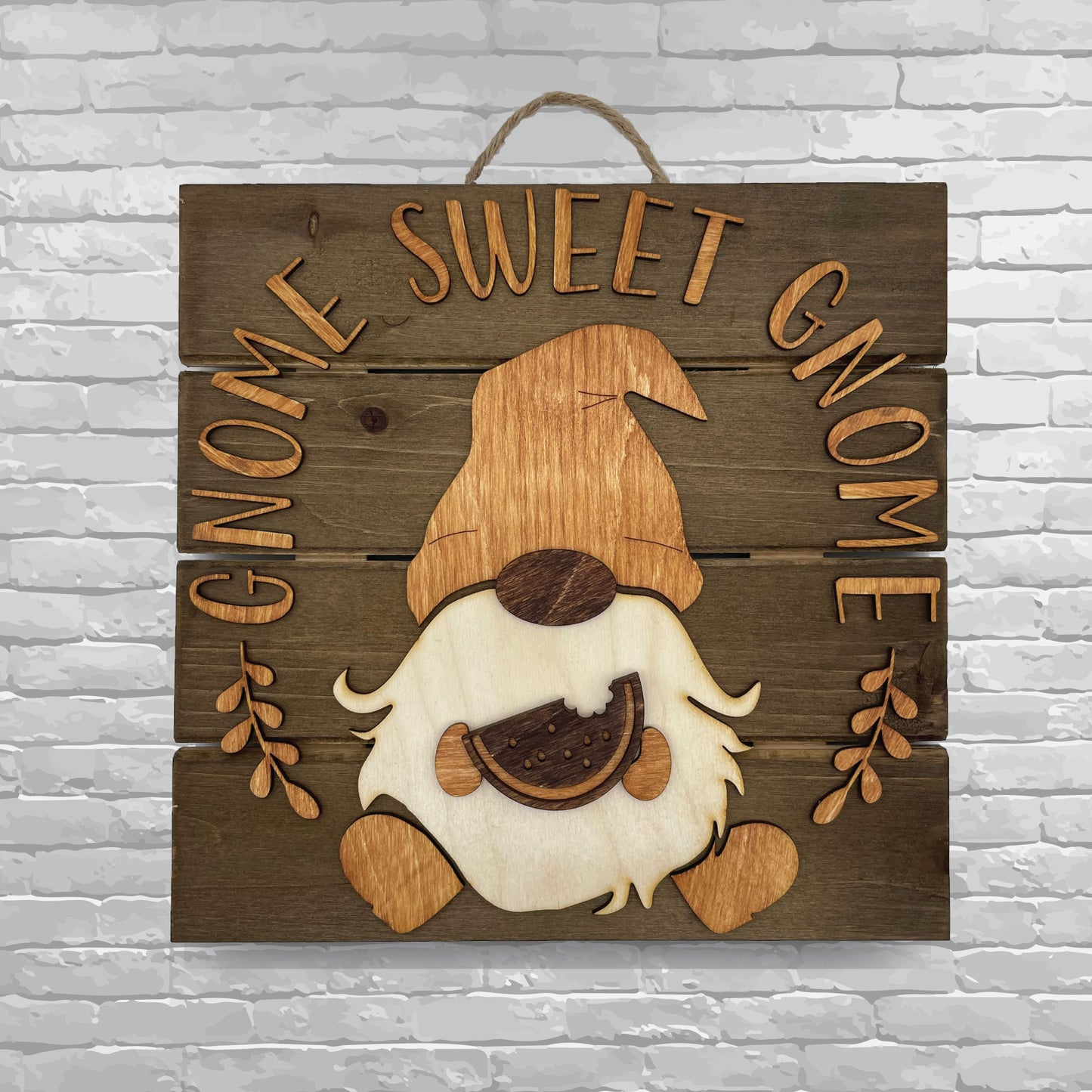 Gnome Sweet Gnome Wall Hanging