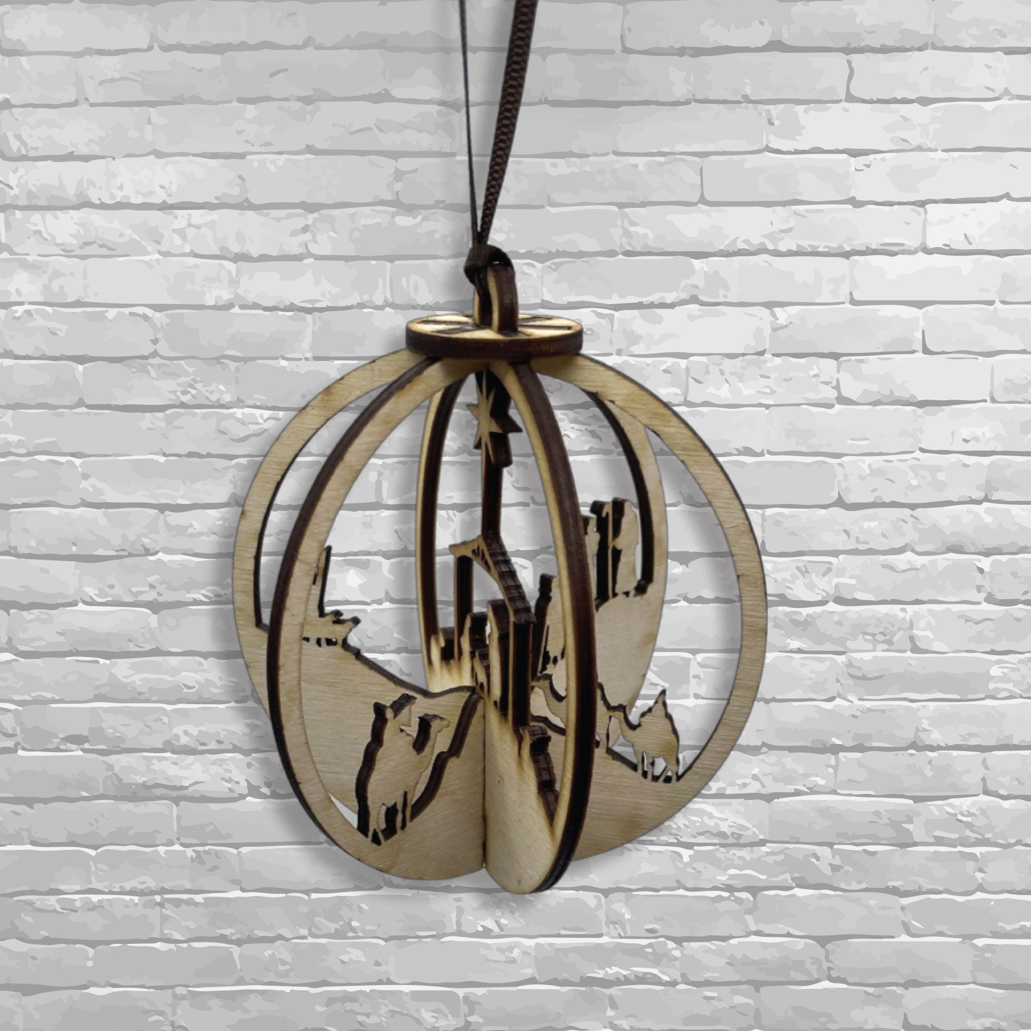 Nativity Globe ornament