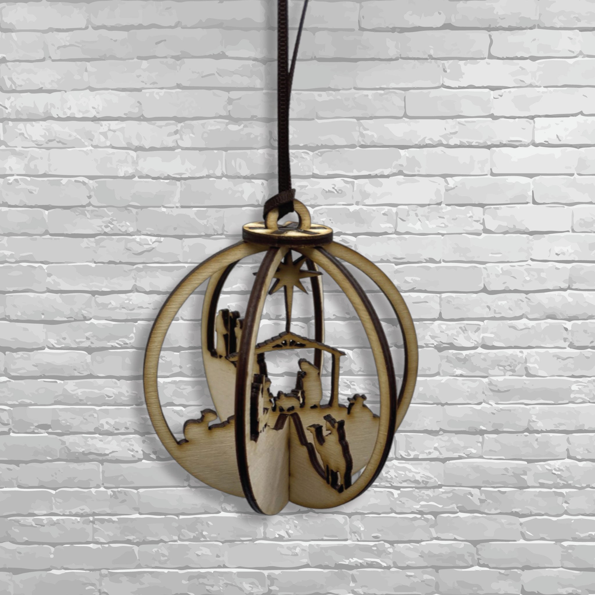Nativity Globe ornament