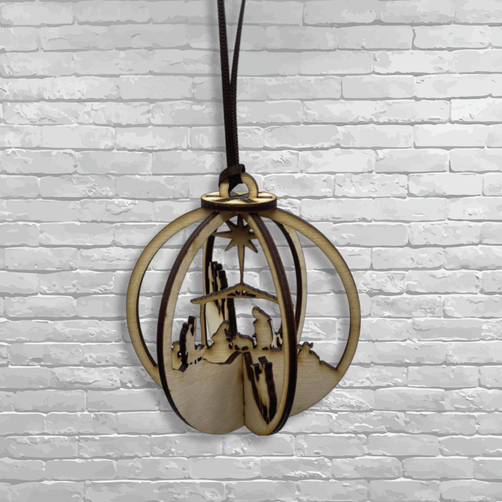Nativity Globe ornament
