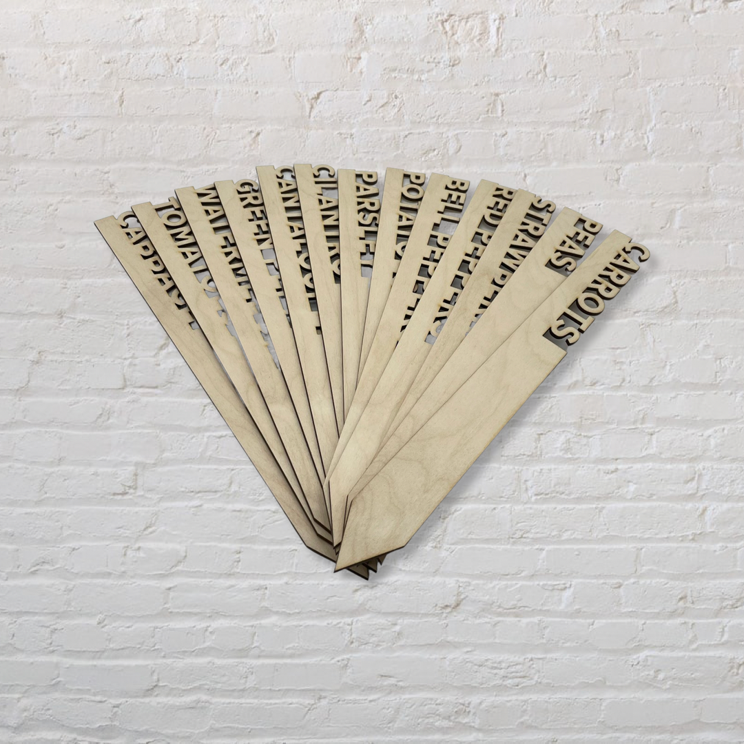Acrylic Garden Plant Name Stakes (Choose 12)