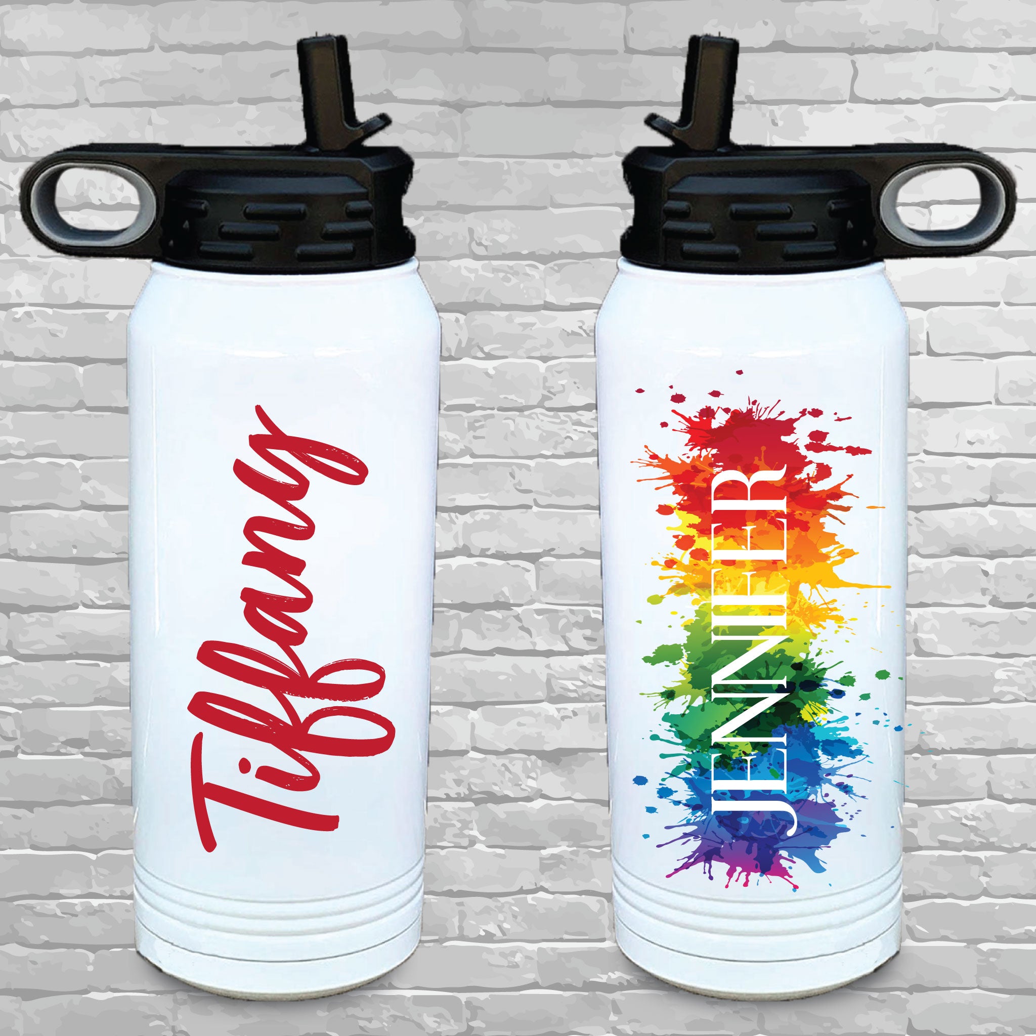 Personalized Water Bottle 32 oz