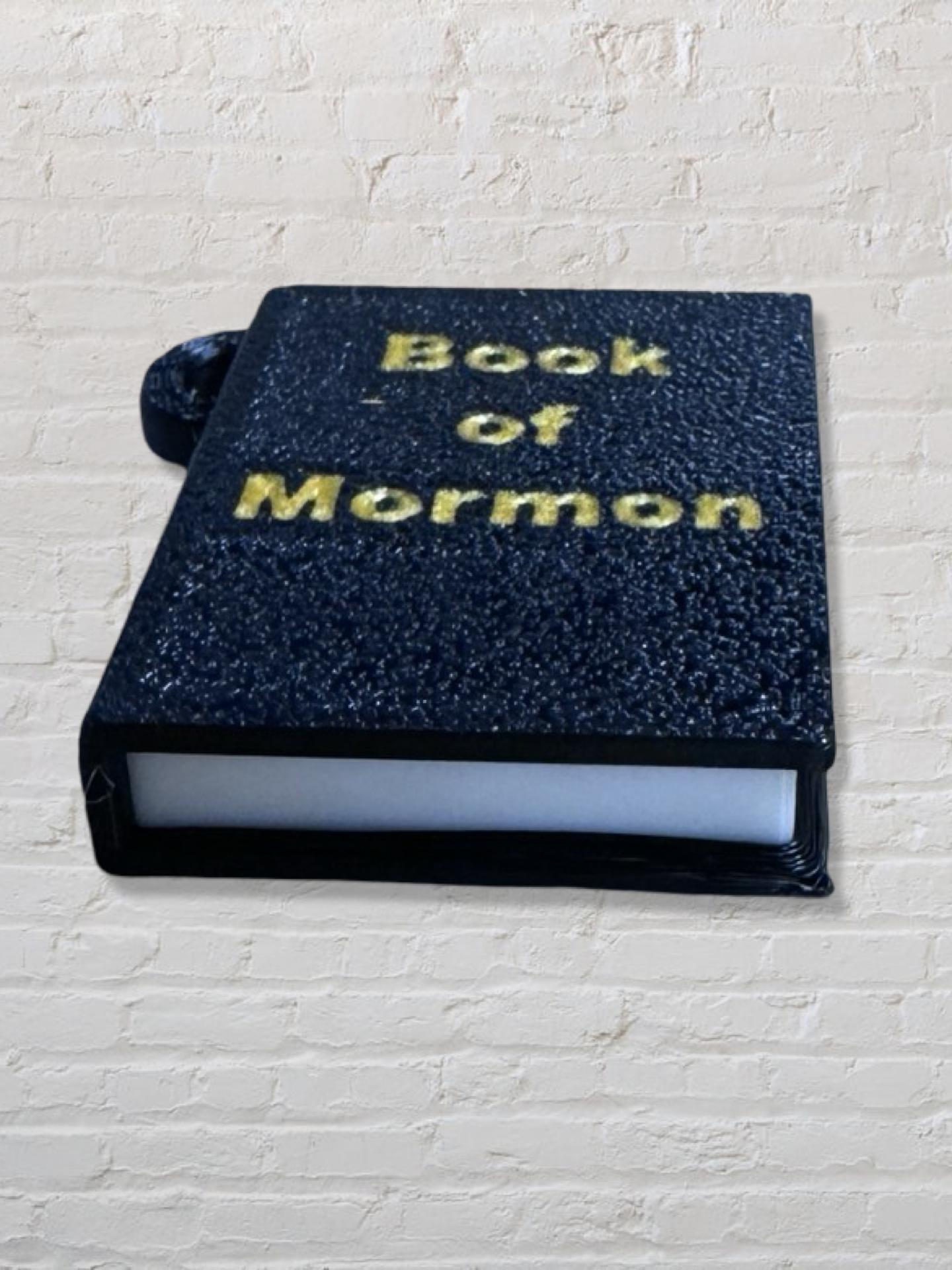 Book of Mormon 3d printed keychain