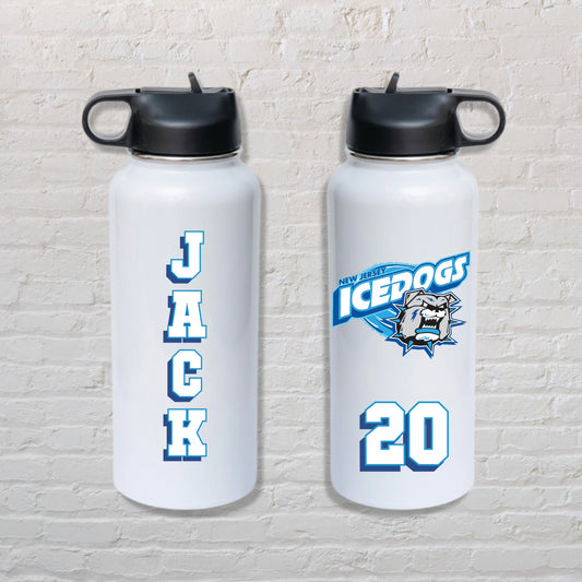 Icedogs Hockey Water Bottle 32 oz