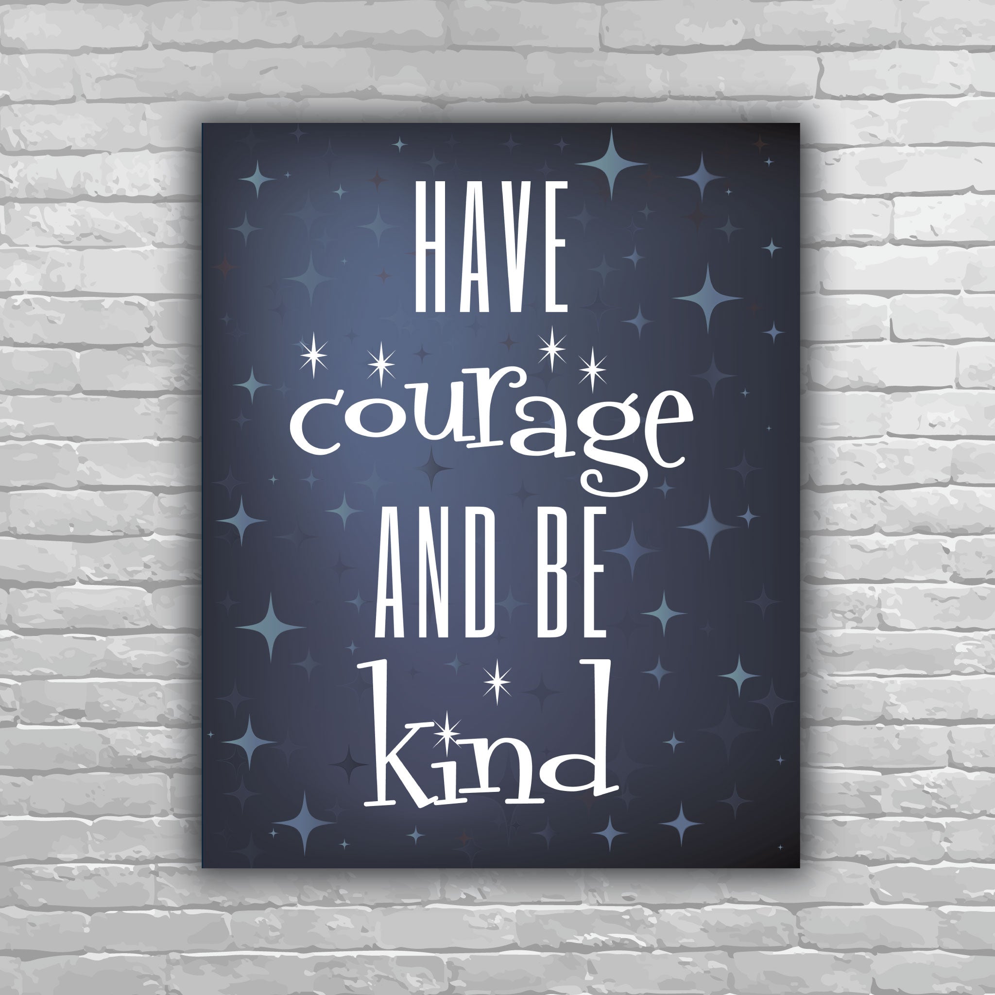 Have Courage and Be Kind, sparkles