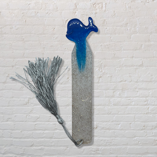 By The Kids -- Resin Bookmark - Whale